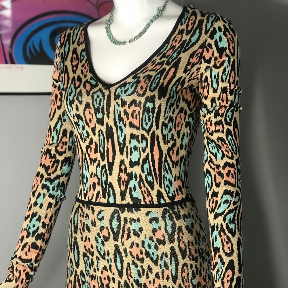 BCBG Max Azria Animal Print Dress